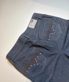 Preview: Vintage Diesel Jeans Rock Skirt Backstitching y2k 2000s Details