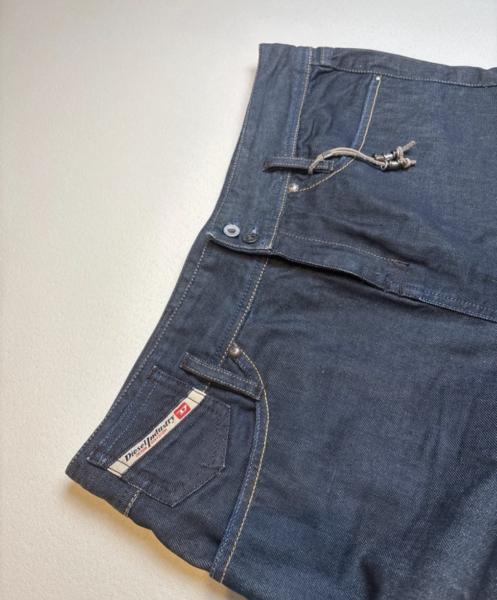 Vintage Diesel Jeans Rock Skirt Backstitching y2k 2000s Details